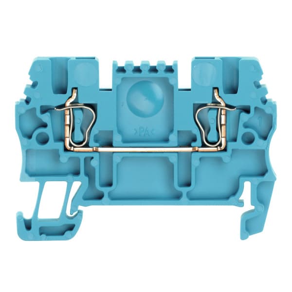 WEIDMÜLLER - Durchgangs-Reihenklemme, Zugfederanschluss, 1.5mm², 500V, 17.5A, blau