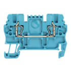 WEIDMÜLLER - Durchgangs-Reihenklemme, Zugfederanschluss, 1.5mm², 500V, 17.5A, blau
