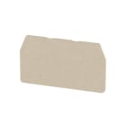 WEIDMÜLLER - Trennwand (Klemmen), Abschluss- und Zwischenplatte, 51.5x28.9mm, dunkelbeige