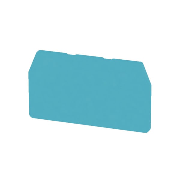 WEIDMÜLLER - Trennwand (Klemmen), Abschluss- und Zwischenplatte, 51.5x28.9mm, blau