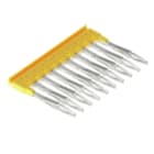 WEIDMÜLLER - Querverbinder, gesteckt, Pole:10, Raster 3.5mm, Isoliert, 17.5A, gelb