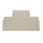 WEIDMÜLLER - Trennwand (Klemmen), Abschluss- und Zwischenplatte, 75x50mm, dunkelbeige