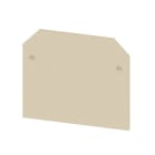 WEIDMÜLLER - Abschlussplatte, 36.5 mm x 1.5 mm, beige
