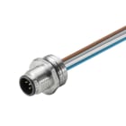 WEIDMÜLLER - Einbaustecker M12 Stift gerade M16
