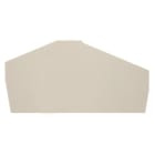 WEIDMÜLLER - Abschlussplatte, 75.1 mm x 2 mm, dunkelbeige