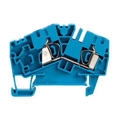WEIDMÜLLER - Durchgangs-Reihenklemme, Zugfederanschluss, 4mm², 800V, 32A, blau