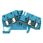 WEIDMÜLLER - Durchgangs-Reihenklemme, Zugfederanschluss, 4mm², 800V, 32A, blau