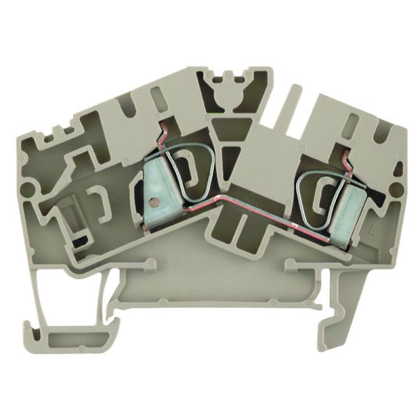 WEIDMÜLLER - Durchgangs-Reihenklemme, Zugfederanschluss, 4mm², 800V, 32A, dunkelbeige