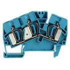 WEIDMÜLLER - Durchgangs-Reihenklemme, Zugfederanschluss, 6mm², 800V, 41A, blau
