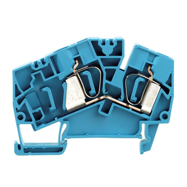 WEIDMÜLLER - Durchgangs-Reihenklemme, Zugfederanschluss, 6mm², 800V, 41A, blau
