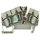 WEIDMÜLLER - Durchgangs-Reihenklemme, Zugfederanschluss, 6mm², 800V, 41A, dunkelbeige