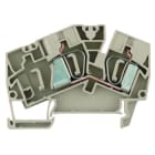WEIDMÜLLER - Durchgangs-Reihenklemme, Zugfederanschluss, 6mm², 800V, 41A, dunkelbeige