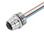 WEIDMÜLLER - Einbaustecker M12 Buchse gerade M16