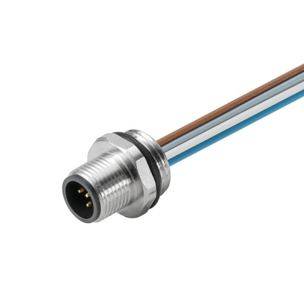 WEIDMÜLLER - Einbaustecker M12 Stift gerade PG9