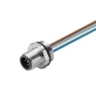 WEIDMÜLLER - Einbaustecker M12 Stift gerade PG9