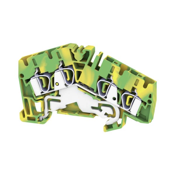 WEIDMÜLLER - Schutzleiter-Reihenklemme, Zugfederanschluss, 4mm², 800V, grün/gelb