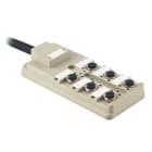 WEIDMÜLLER - Sensor/Aktorv-Passiv-Verteiler 6fach M12, 4pol, PUR Kab. 5m
