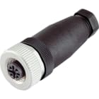 WEIDMÜLLER - Freikonfektionierb.Stecker M12 Buchse gerade