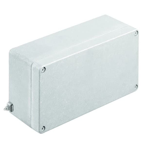 WEIDMÜLLER - Aluminium-Leergehäuse Klippon K, 220x120x81mm, unbehandelt, silber