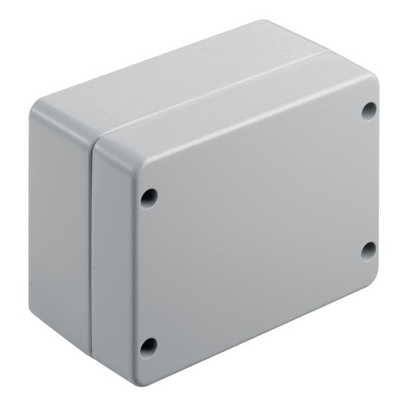 WEIDMÜLLER - Aluminium-Leergehäuse Klippon K, 170x130x90mm, Pulverbeschichtet, silbergrau