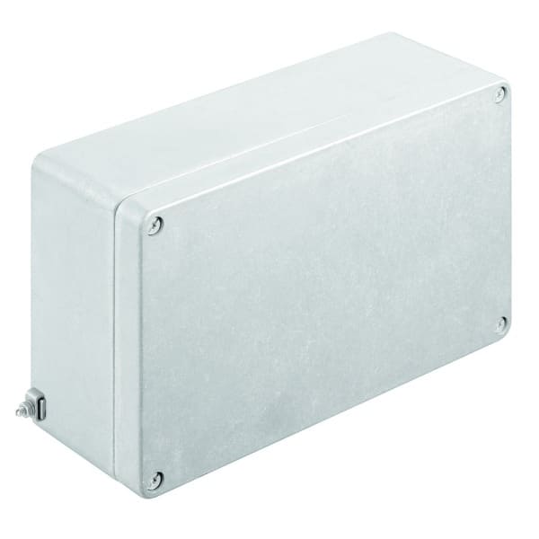 WEIDMÜLLER - Aluminium-Leergehäuse Klippon K, 260x160x91mm, unbehandelt, silber