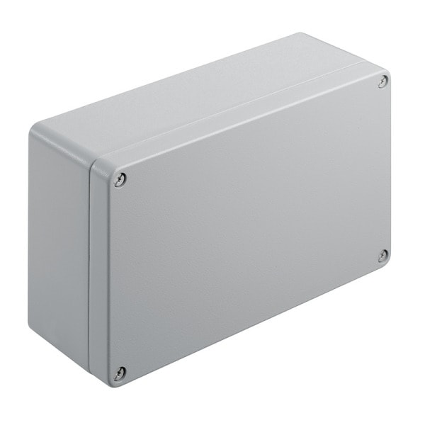 WEIDMÜLLER - Aluminium-Leergehäuse Klippon K, 260x160x91mm, Pulverbeschichtet, silbergrau