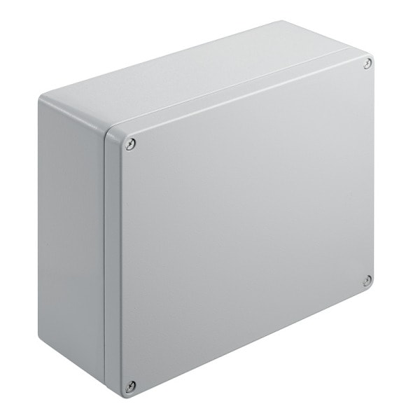 WEIDMÜLLER - Aluminium-Leergehäuse Klippon K, 280x230x111mm, Pulverbeschichtet, silbergrau