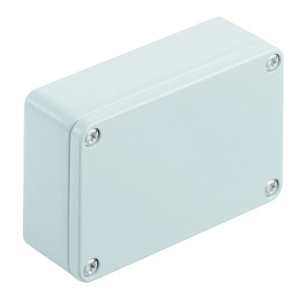 WEIDMÜLLER - Aluminium-Leergehäuse Klippon K, 98x64x34mm, Pulverbeschichtet, silbergrau