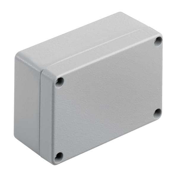 WEIDMÜLLER - Aluminium-Leergehäuse Klippon K, 100x70x45mm, Pulverbeschichtet, silbergrau