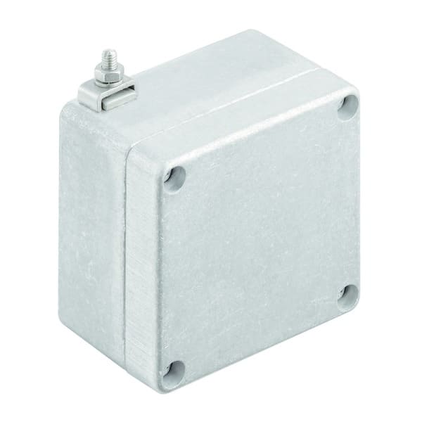 WEIDMÜLLER - Aluminium-Leergehäuse Klippon K, 70x70x45mm, unbehandelt, silber