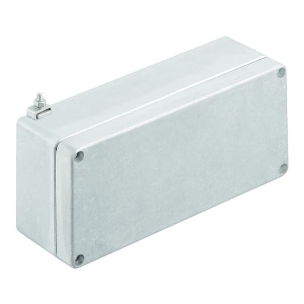 WEIDMÜLLER - Aluminium-Leergehäuse Klippon K, 175x80x57mm, unbehandelt, silber
