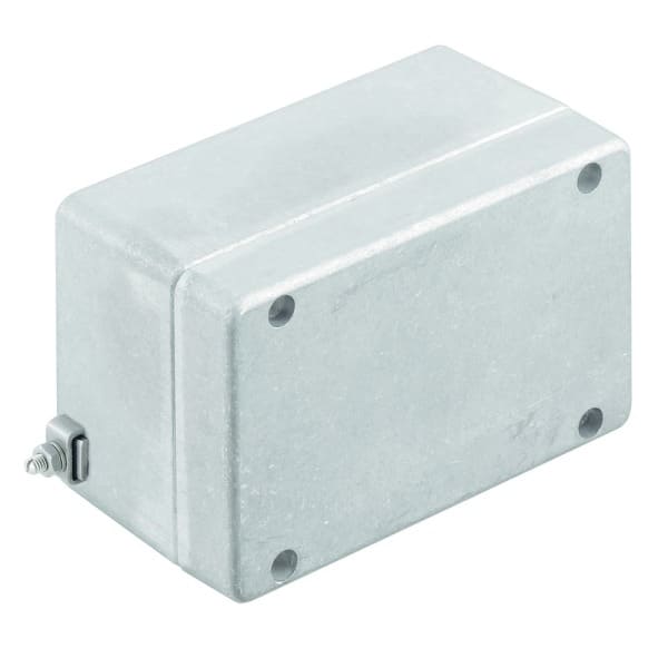 WEIDMÜLLER - Aluminium-Leergehäuse Klippon K, 130x82x72mm, unbehandelt, silber