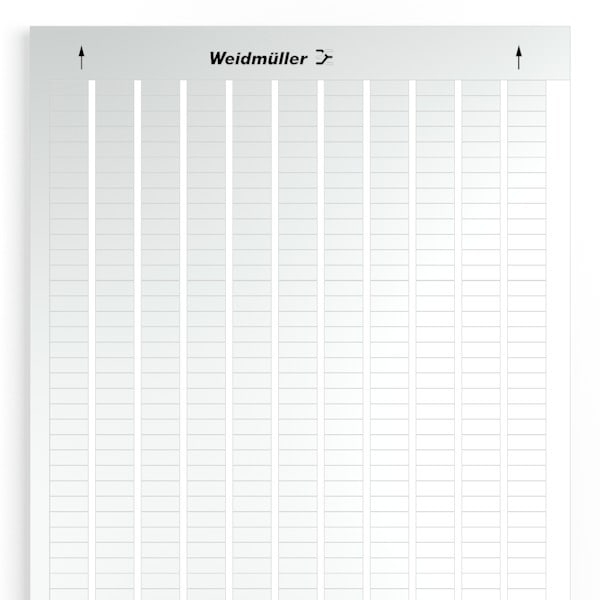 WEIDMÜLLER - Gerätemarkierung, selbstklebend, 15.2mm, Polyester, PVC frei, silber