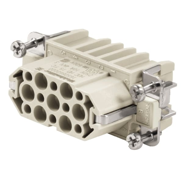 WEIDMÜLLER - HDC-Einsatz Buchse, 250V, 10A, Pole:15, Crimpanschl, BG 2