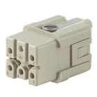 WEIDMÜLLER - HDC-Einsatz Buchse, 250V, 16A, Pole:5, Crimpanschl, BG 1