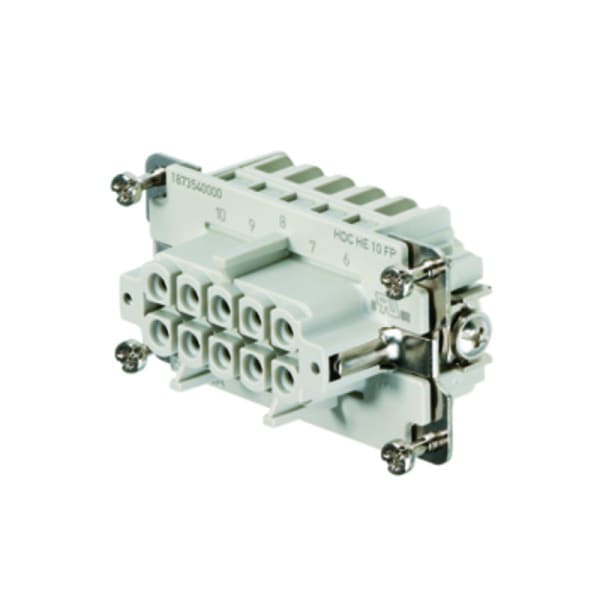WEIDMÜLLER - HDC-Einsatz Buchse, 500V, 16A, Pole:10, PUSH IN, BG 4