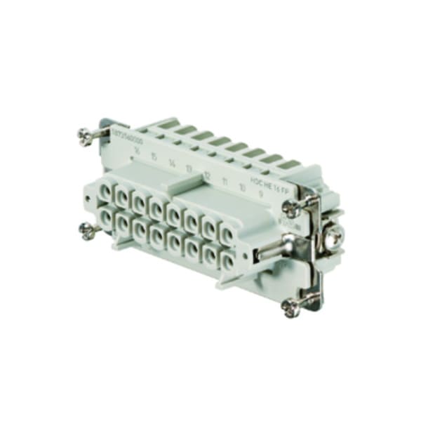 WEIDMÜLLER - HDC-Einsatz Buchse, 500V, 16A, Pole:16, PUSH IN, BG 6