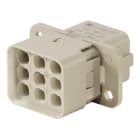 WEIDMÜLLER - HDC-Einsatz Buchse, 500V, 16A, Pole:8, Crimpanschl, BG HQ