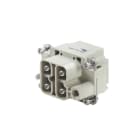 WEIDMÜLLER - HDC-Einsatz Stift, 1000 V, 40A, Pole:4, AxialSchraubanschl, BG 3