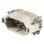 WEIDMÜLLER - HDC-Einsatz Stift, 250V, 10A, Pole:15, Crimpanschl, BG 2