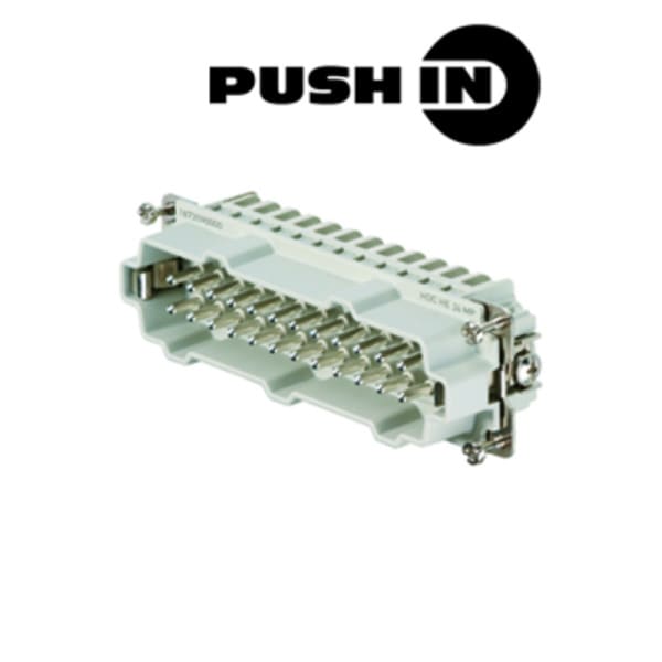 WEIDMÜLLER - HDC-Einsatz Stift, 500V, 16A, Pole:24, PUSH IN, BG 8