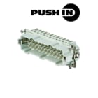 WEIDMÜLLER - HDC-Einsatz Stift, 500V, 16A, Pole:24, PUSH IN, BG 8