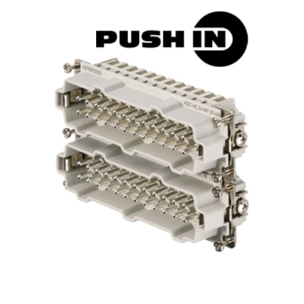 WEIDMÜLLER - HDC-Einsatz Stift, 500V, 16A, Pole:24, PUSH IN, BG 8