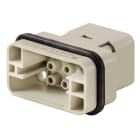 WEIDMÜLLER - HDC-Einsatz Stift, 500V, 16A, Pole:8, Crimpanschl, BG HQ