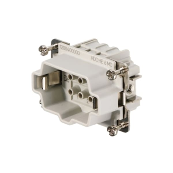 WEIDMÜLLER - HDC-Einsatz Stift, 500V, 24A, Pole:6, Crimpanschl, BG 3