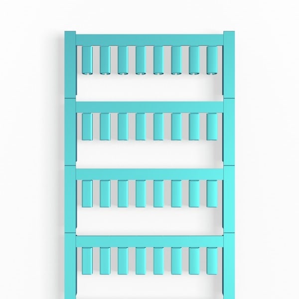 WEIDMÜLLER - Leitermarkierer SlimFix, 3-3.7mm, 12x4.6mm, PA 66, blau