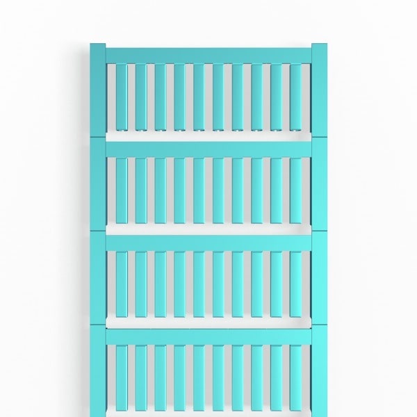 WEIDMÜLLER - Leitermarkierer SlimFix, 2.2-2.9mm, 21x3.6mm, PA 66, blau