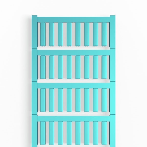 WEIDMÜLLER - Leitermarkierer SlimFix, 3-3.7mm, 21x4.6mm, PA 66, blau