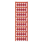 WEIDMÜLLER - Leitermarkierer SlimFix Clip, 2-3.5mm, 21x5.8mm, PA 66, rot