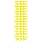 WEIDMÜLLER - Kabelmarkierer SlimFix Clip, 4-6mm, 12x9.3mm, PA 66, gelb